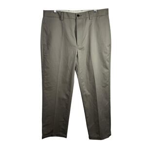 Orvis Pants Men 34X27 Beige Khaki NWT Trim Fit Trouser Cotton Career Spring Work